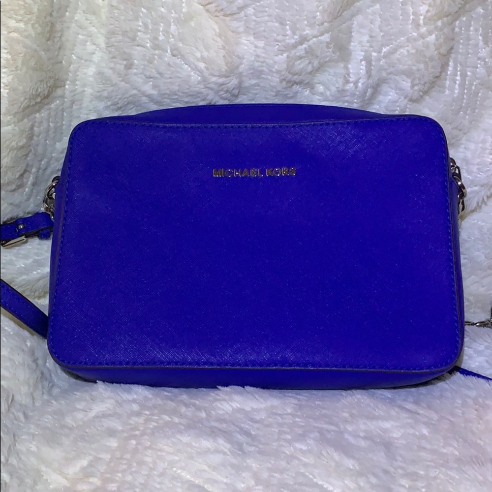 Michael Kors Jet Set Crossbody Electric Blue
